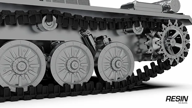 T-100 LT Soviet light tank 1:35 scale resin kit